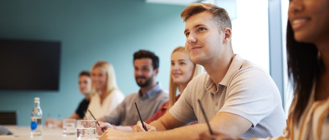 Picture of guy looking forward