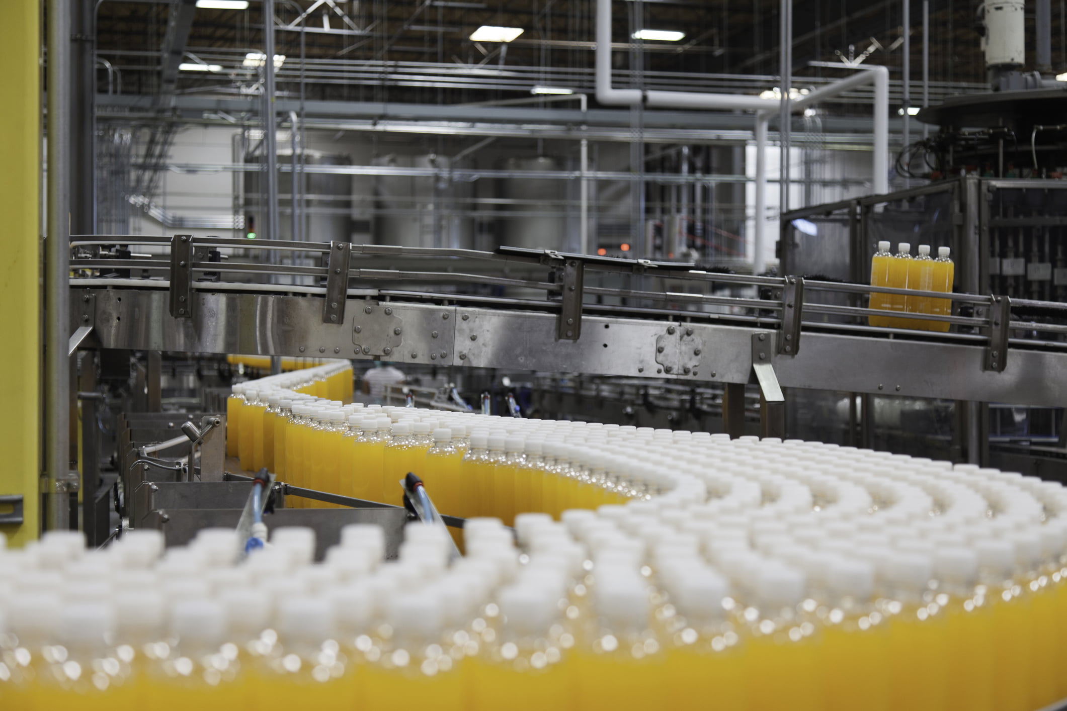 Image of a drinks factory.