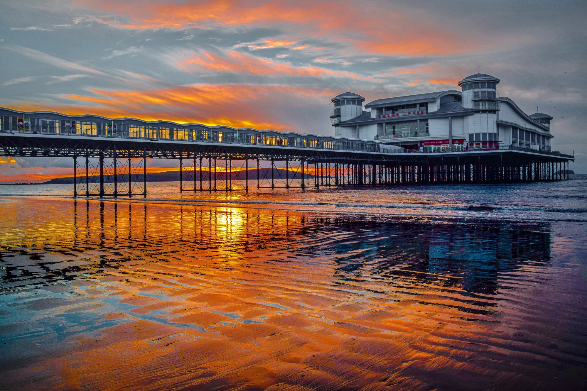 An image of the pier in Weston Super Mare