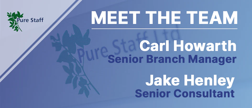 A meet the team banner image with Carl Howarth and Jake Henley.