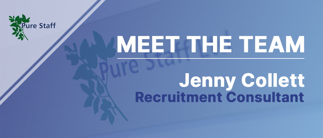 A banner image of the meet the team blog for Jenny Collett.