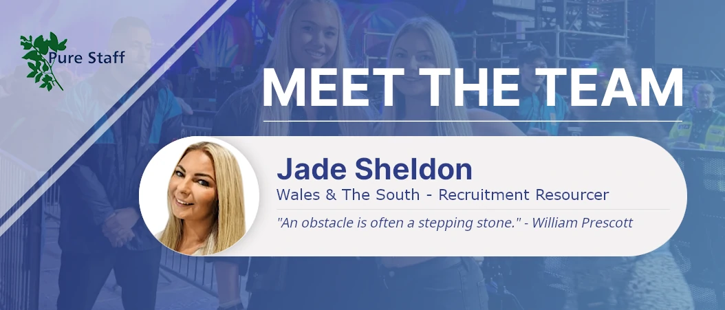 Jade Sheldon - Pure Staff Meet the Team Banner